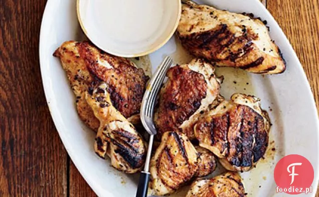 Kurczak Big Bob Gibson z białym sosem Barbecue