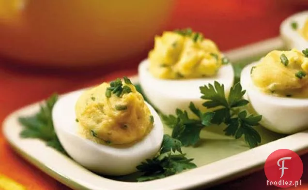 Chive-Estragon Deviled Eggs