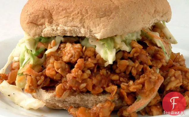 Tempeh Sloppy Joes with Coleslaw