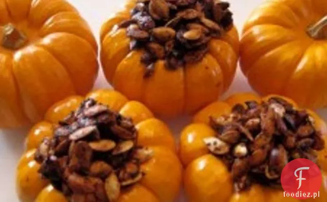 Ciepłe Pieczone Jesienne Przyprawy Pestki Dyni