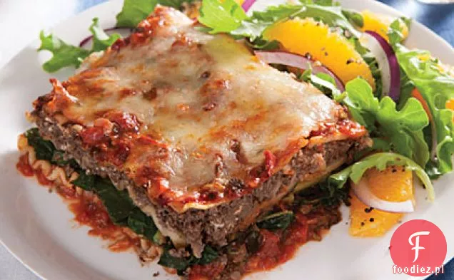 Lasagne z kapustą i grzybami