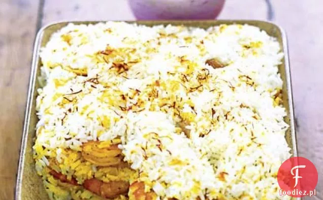 Krewetki Biryani