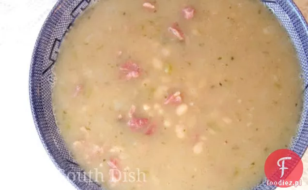 Senacka zupa z szynki i fasoli