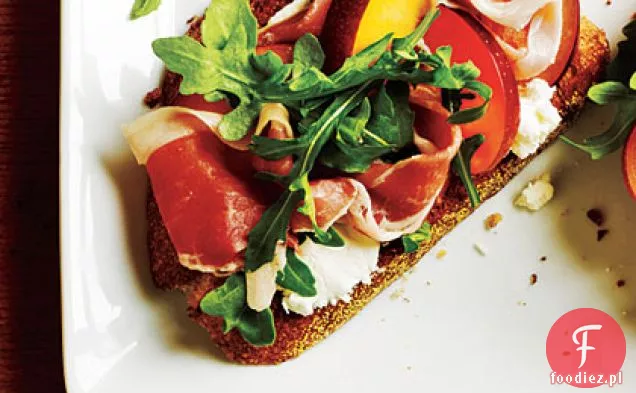 Kanapki z Prosciutto i śliwkami