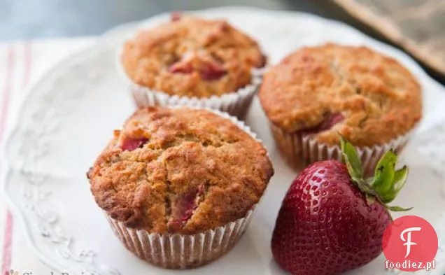 Muffinki Z Płatkami Owsianymi Truskawkowymi