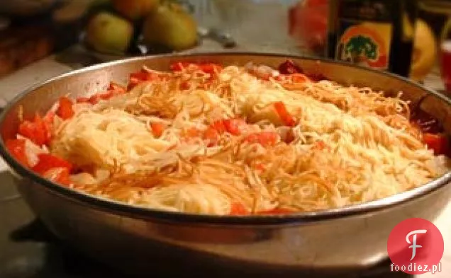 Sopa Seca de Fideo (gniazda anielskich włosów w stylu meksykańskim)