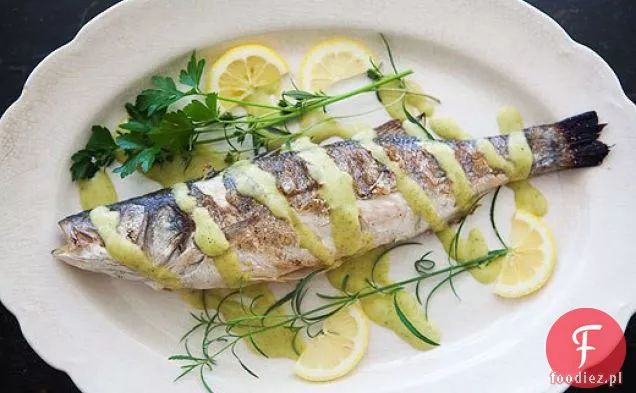 Grillowane Branzino z rozmarynem Vinaigrette