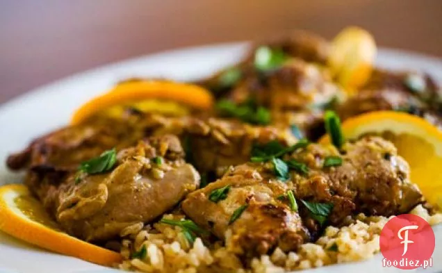 Pikantny Kurczak Marynowany W Pomarańczach