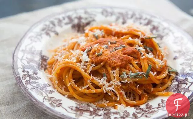 Sos Do Makaronu Z Pieczoną Czerwoną Papryką