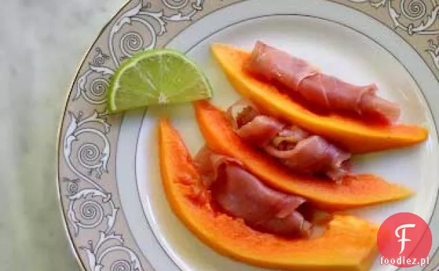 Papaja, Prosciutto i limonka