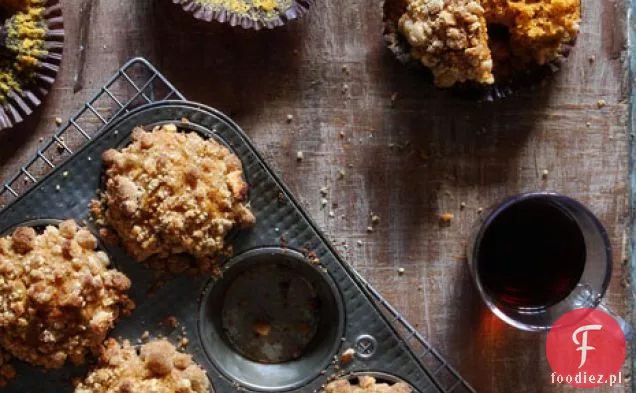 Muffinki dyniowe z kandyzowanym orzechem Streusel