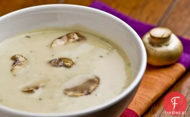 Bezmleczny krem z zupy grzybowej