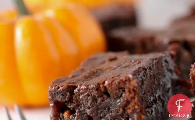 Gooey Pumpkin Butterscotch Brownies