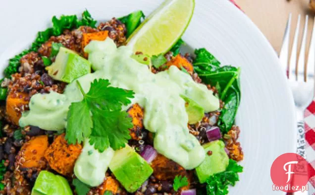 Chipotle Roast Sweet Potato and Black Bean Quinoa Salad
