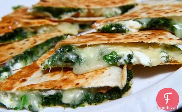 Szpinak i Feta Quesadillas