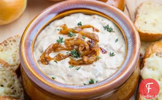 Francuska Zupa Cebulowa Dip