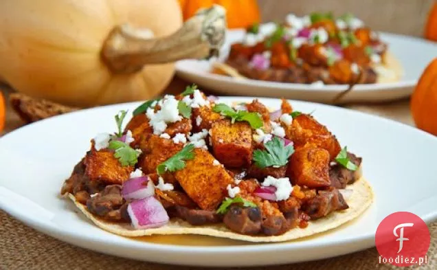 Dyni i chorizo Tostadas