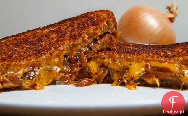 Cebula Chutney Grillowana Kanapka Z Serem