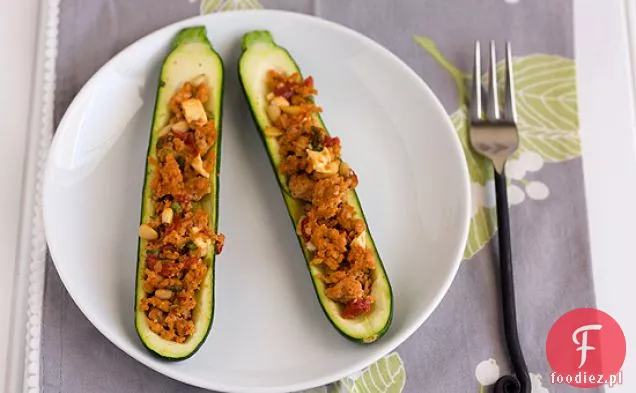 Serowa Śródziemnomorska Nadziewana Cukinia