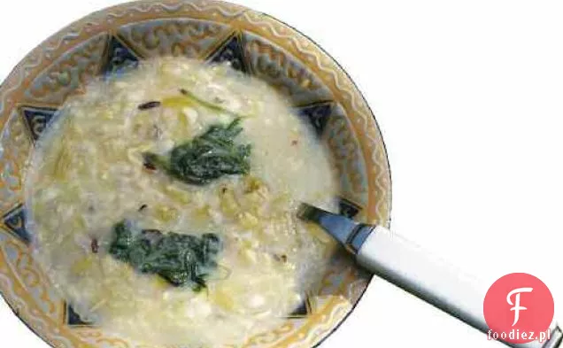 Zupa selerowo-ryżowa z trawą cytrynową