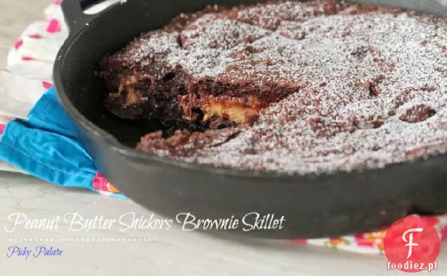 Patelnia Z Masłem Orzechowym Snickers Brownie