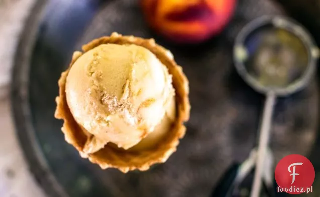 Peach Pie Ice Cream (Wegańskie)