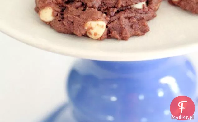 Double Chocolate Peanut Butter and White Chip Cookies