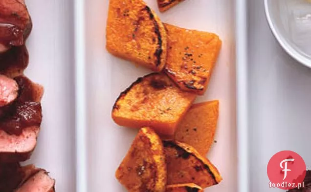 Pieczona Dynia Maślana Z Sokiem Z Limonki