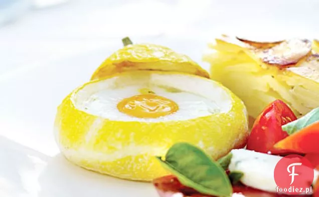 Pattypan Squash z jajkami