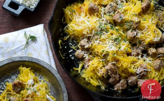 Filmy na kolacji: Spaghetti Squash z kiełbasą