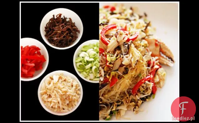 Glass Noodle Stir-fry with Crab