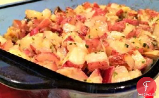 Młode ziemniaki z pieczonym czosnkiem Vinaigrette