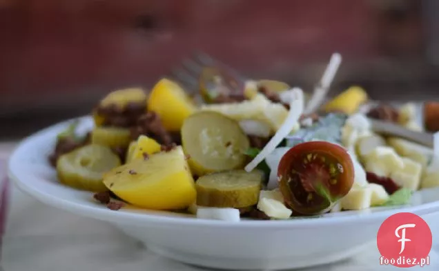 Moja Super prosta, nigdy nie zawodząca Kolacja: sałatki z hamburgerów