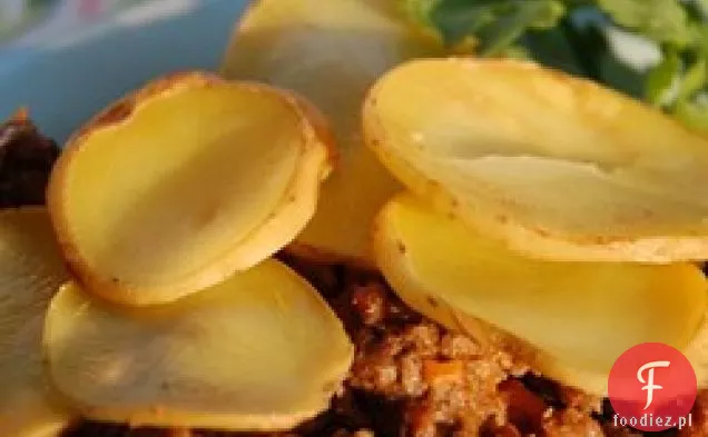 Serbian Ground Beef, Veggie, and Potato Bake