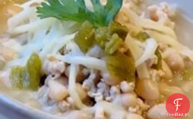 Białe Chili z mielonym indykiem