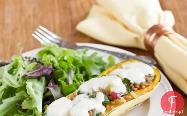 Pszenna Jagoda I Jabłko Nadziewane Delicata Squash