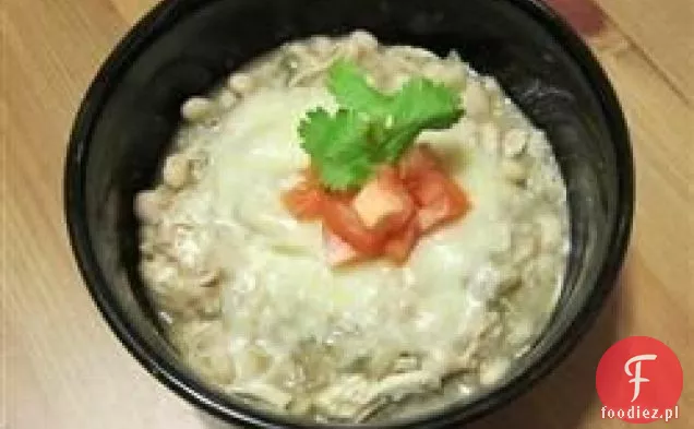 Slow Cooker białe Chili z kurczakiem