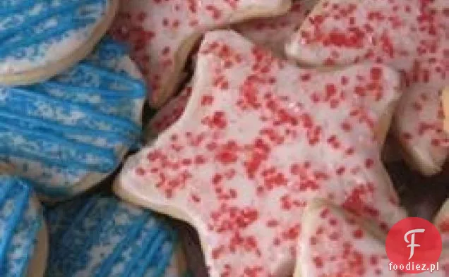 Delilah ' s Frosted Cut-Out Sugar Cookies