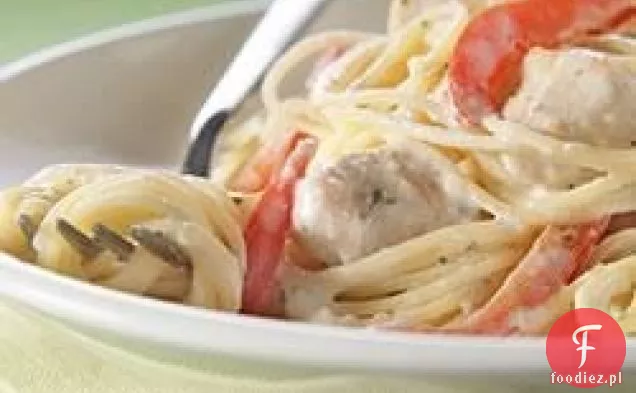 Makaron Z Kurczakiem Alfredo Pesto