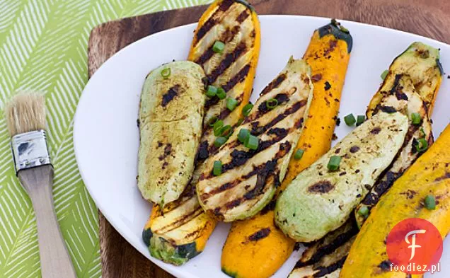 Miso-marynowane grillowane letnie Squash