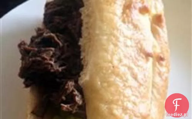 Slow Cooker Włoskie Kanapki Z Wołowiną
