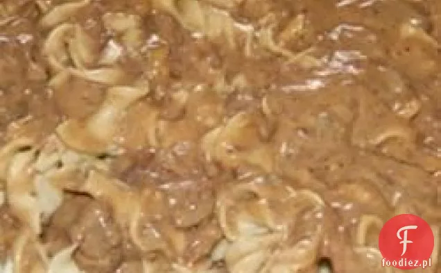Slow Cooker Venison Stroganoff Meal