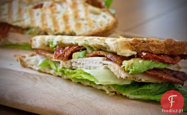 Czerwony, biały i niebieski ser Panini (aka Turkey Cobb)