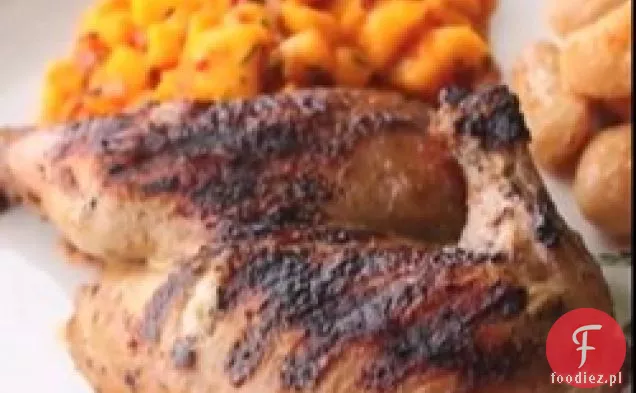 Grillowane kury z krwi pomarańczy i rozmarynu