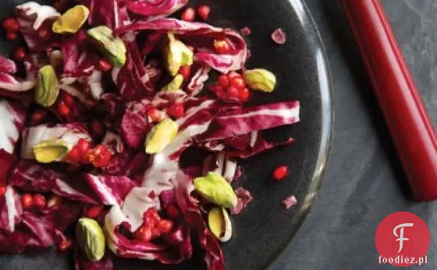Czerwona Sałatka: Radicchio z granatem Chile Vinaigrette
