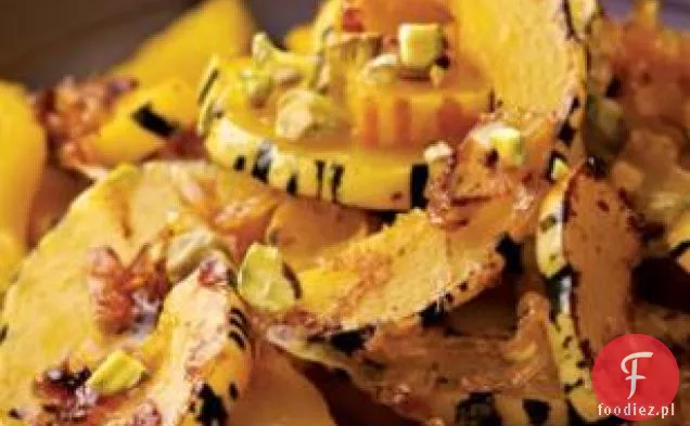 Delicata Squash Z Pomarańczą I Pistacjami