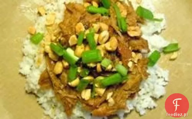 Slow Cooker tajska wieprzowina z ryżem
