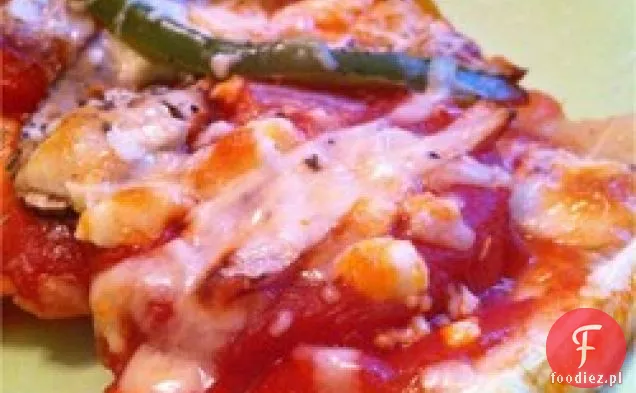 Grillowana Pizza z cukinią z kozim serem