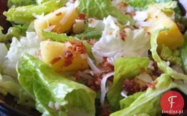 Tropikalna Sałatka z ananasem Vinaigrette