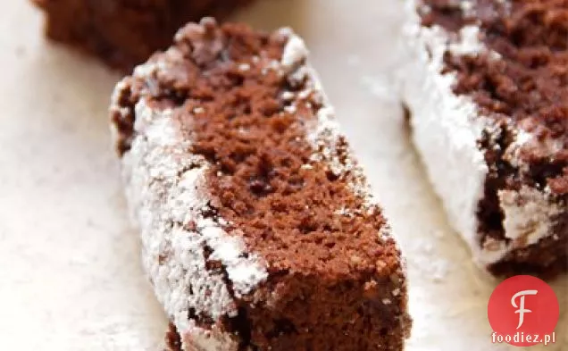 Podwójne czekoladowe Brownies z kruszonym migdałem i Espresso